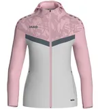 Iconic Trainingsjacke mit Kapuze Damen 851 soft grey/dusky pink/anthra light 44