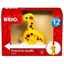 BRIO 63022900 Push & Go Giraffe