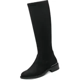 TAMARIS Damen Langschaft-Stiefel Vegan Blockabsatz; BLACK/schwarz; 39 EU