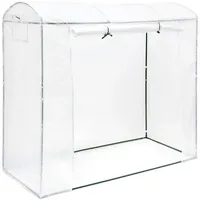 Relaxdays Tomatengewächshaus mit Runddach XL