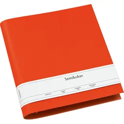 Photograph 4 Ring Fotoalbum orangefarben Aktenordner