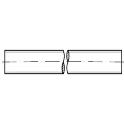Gewindestange, Messing DIN 976 Gewindestange, MS M2x1000