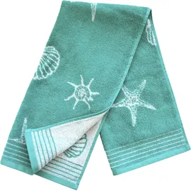 Dyckhoff Seashell Handtuchset 50 x 100 cm türkis 4 St. 70 x 140 cm türkis 2 St.