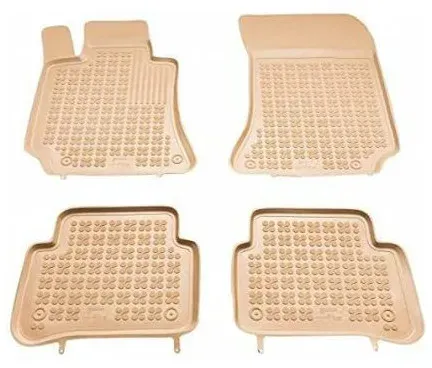 Gummifußmatten für FORD Galaxy (1995–2006) / VW Sharan / SEAT Alhambra (1995–2010) – Wannen‐Typ für die 1., 2. und 3. Sitzreihe