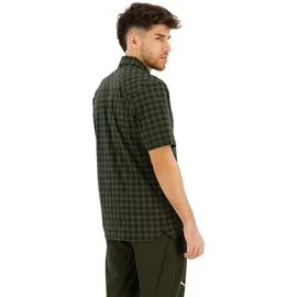 Salewa Puez Dry ́ton Kurzarmhemd - Dark Olive - S