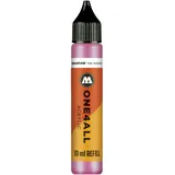 Molotow ONE4ALL Refill Acryl, Farbe 200 neon pink 30 ml, Nachfülltinte für Permanentmarker 30ml neonpink