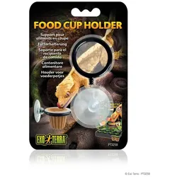 Exo Terra Futterbehälter Food Cup Holder - Halter mit Sauger für Gecko Futter