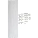 Max Hauri AG Max Hauri 174626 Kabelkanal (L x B x H) 40 x 11 x 10 mm 1 Set Weiß