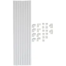 Max Hauri AG Max Hauri 174626 Kabelkanal (L x B x H) 40 x 11 x 10 mm 1 Set Weiß