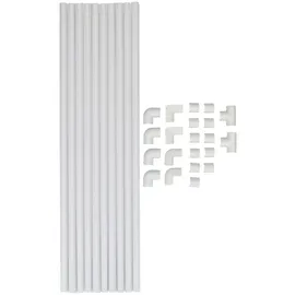 Max Hauri AG Max Hauri 174626 Kabelkanal (L x B x H) 40 x 11 x 10 mm 1 Set Weiß