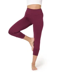 Yoga Hose 3/4 BLV50-283 - Wein - 3XL