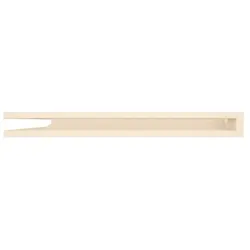 OutInFire Ecklüftungsgitter für Kamin  60x800x600 - Loft Angle links creme