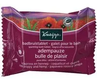 Kneipp® Galet pour le bain Coquelicot - Chanvre Bulle de plaisir Bain De Mousse 80 g