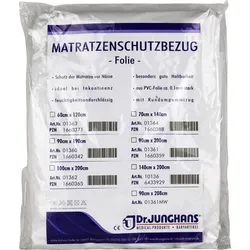 Matratzenschutzbezug Folie 0.1Mm 140x200cm Weiss 1 ST