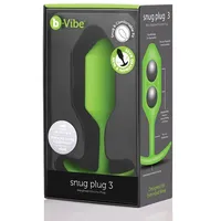B-Vibe Snug Plug 3 Limette – 180 Gramm Analplug