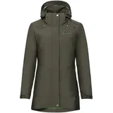 III 3-in 1 Damen Damen-Winterjacke wasserdicht winddicht atmungsaktiv mit Eco-Finish Damen-Doppeljacke mit wärmender Hybrid-Innenjacke in Khaki Größe 34