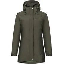 Vaude Idris III 3-in-1 Parka Damen – Damen-Winterjacke wasserdicht, winddicht & atmungsaktiv mit Eco-Finish, Damen-Doppeljacke mit wärmender Hybrid-Innenjacke – in Khaki, Größe: 34