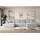 altdecor Eckcouch Cord 6-Sitzer Grau