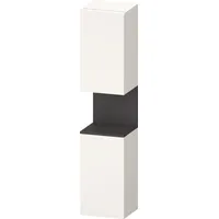 Duravit Qatego Hochschrank Weiß Supermatt mit Nischenbeleuchtung × weiß