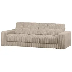 Sofa Date mit Cordbezug, Travertin
