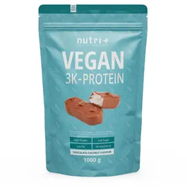 Nutri + Vegan 3K Protein Schoko-Kokos Pulver 1000 g