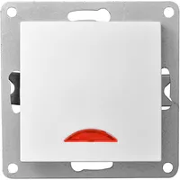 McPower Schalter McPower Flair 250V~/10A, UP, mit Kontroll-Leuchte,