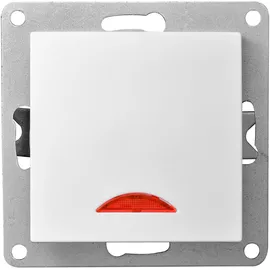 McPower Schalter McPower Flair 250V~/10A, UP, mit Kontroll-Leuchte,