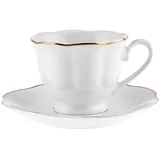 KARACA Kaffeetasse 0,09 l Weiß 6 St.