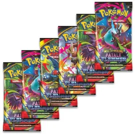 Pokémon Mega-Entwicklung Fatale Flammen 6 Boosterpacks