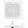 Ideal Standard Alu+ Kopfbrause 26 x 26 x 8,2 cm (BE225XG)