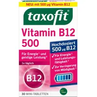 taxofit Vitamin B12 500 Minitabletten