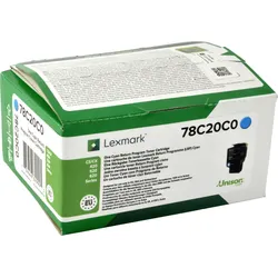 Lexmark Toner 78C20C0  cyan