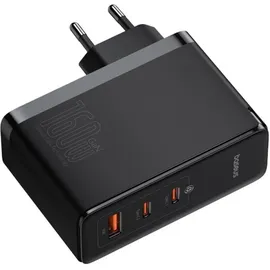 Baseus GaN5 Pro 160W digitales Schnellladegerät Dual Type-C USB-Ladegerät Schwarz