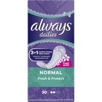 Always - Normal - Menge von 1 x 30 Servietten Fresh Dailies Fresh & Protect (30 Servietten)