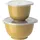 Rosti Rührschüssel Set 2tlg. mit Deckel "Margrethe" gelb Curry 1,5+3,0L