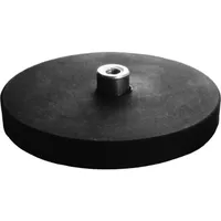  Flachgreifermagnet Set 2-teilig mit Gewindebuchse, Neodym,⌀ 66 mm