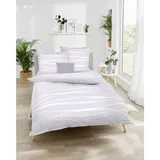 KAEPPEL Motion Colours Gestreift Lila 135 x 200 cm + 80 x 80 cm