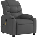 vidaXL Massagesessel Dunkelgrau Stoff