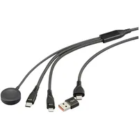 Renkforce USB-Ladekabel USB 2.0 USB-A Stecker, USB-C® Stecker, Apple