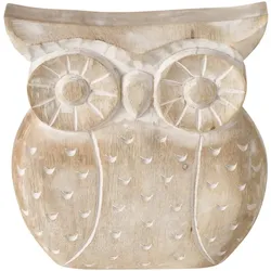 Figur EULE UGLE - braun - BHT 4x19.50x20 cm