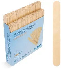 ARNOMED Holzspatel, unsteril, natur 922-200 , 1 Packung = 200 Stück