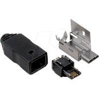 BKL Electronic Micro USB B-Stecker mit Halte-Clip Stecker, gerade 10120395 10120395 Inhalt