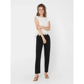 Only Onlsilla Life S/L Frill Top Weiß XS