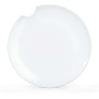 Fiftyeight PRODUCTS Speiseteller 2er-Set, „mit Biss (Porzellan, Ø 28 cm, weiß,