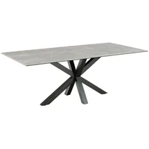 VCM Esstisch Heaven 200 x 100 cm Keramik Grau