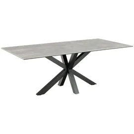 VCM Esstisch Heaven 200 x 100 cm Keramik Grau