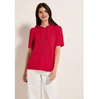 Cecil Hoodie mit feiner Struktur rot L