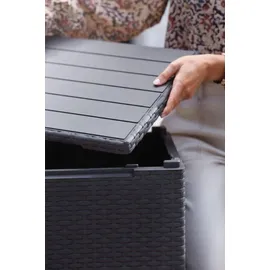 KETER Aufbewahrungsbox 37 x 37 x 37 cm Schwarz