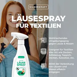 Läusespray für Textilien und Kopfläuse vorbeugen Spray: 500 ml