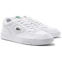 Lacoste Herren Sneaker - Lineset, Turnschuhe, Echt Leder Weiß 46